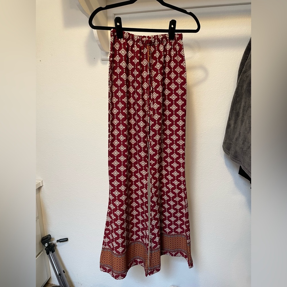 Boho flare pants
